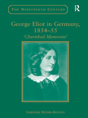 cover image of George Eliot in Germany, 1854–55
